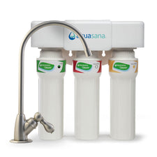 Million Marker Approved Products - AQ-5300+.55 Under Sink System Brushed Nickel