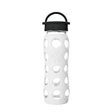 Million Marker Approved Products - 22-Ounce BPA-Free Glass Water Bottle with Classic Cap and Protective Silicone Sleeve
