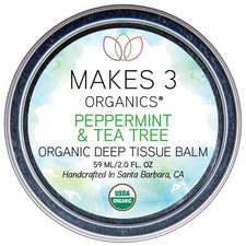 Million Marker Approved Products - Peppermint & Tea Tree Organic Deep Tissue Balm