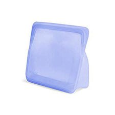 Million Marker Approved Products - 100% Platinum Silicone Reusable Stand-Up Food Bag (Half Gallon)