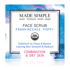Million Marker Approved Products - Frankincense Poppy Seed Face Scrub