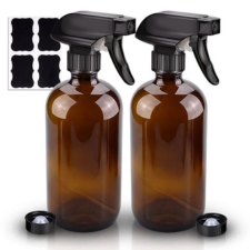 Million Marker Approved Products - Amber Glass Spray Bottles, 2 Pack