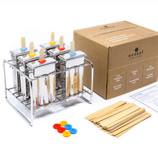 Million Marker Approved Products - Stainless Steel Popsicle Molds and Rack